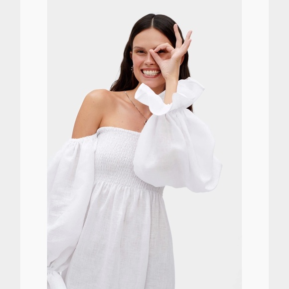 EUC Sleeper Atlanta Linen Dress - Picture 4 of 5